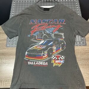 VINTAGE AUTHENTIC NASCAR RACING TALLADEGA SUPERSPEEDWAY T-SHIRT - S/M